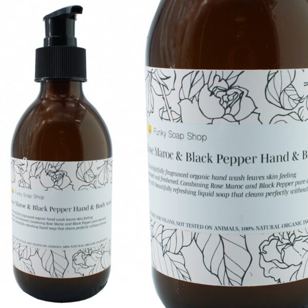 Rose Maroc & Black Pepper Hand & Body wash
